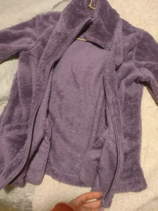 Chaquetilla polar lila Tramas T S