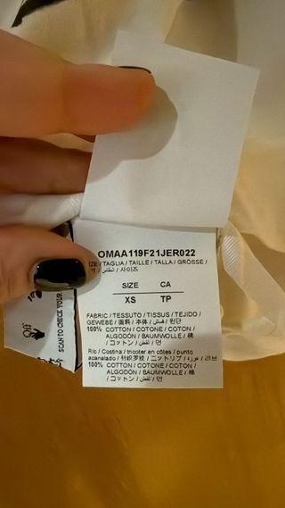 Camiseta Off-White Talla XS