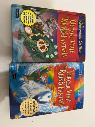 Pack de 2 libros de Geronimo stilton