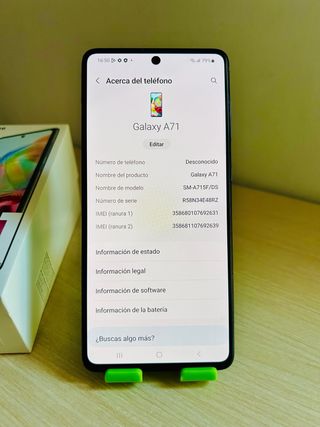 Samsung Galaxy A71 6/128GB Negro