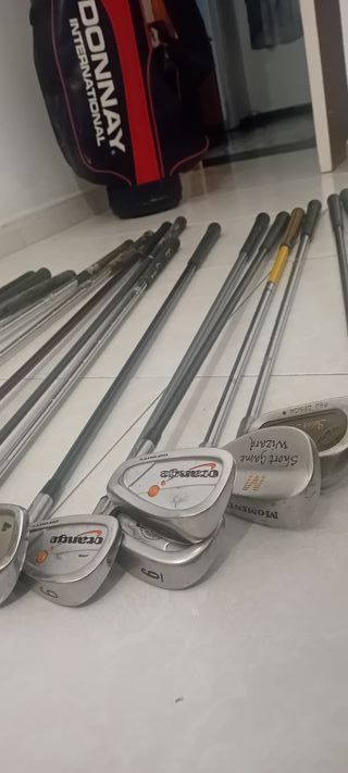 Set Palos Golf + Bolsa Donnay