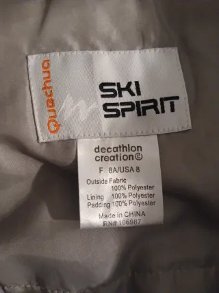 2 monos de esquí T8 y T10