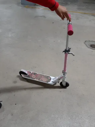 Patinete infantil niña rosa