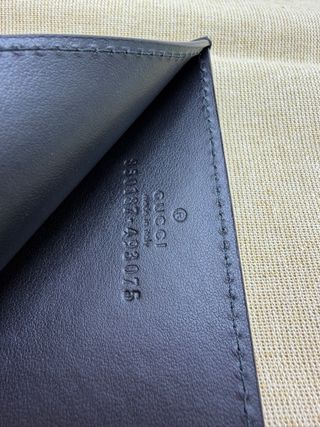 Portacarte Gucci GG Emblem Nero