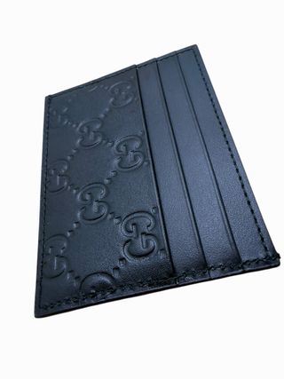 Portacarte Gucci GG Emblem Nero