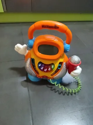 Karaoke VTech Kidikaraoke Naranja y Plata
