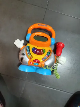 Karaoke VTech Kidikaraoke Naranja y Plata