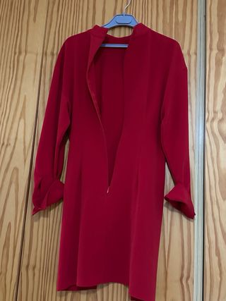 Vestido Zara Rojo Talla M