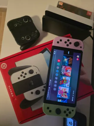 Nintendo Switch OLED Blanca