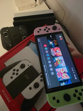 Nintendo Switch OLED Blanca
