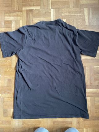 Camiseta Nike Football Marrón Gráfico Verde Neón