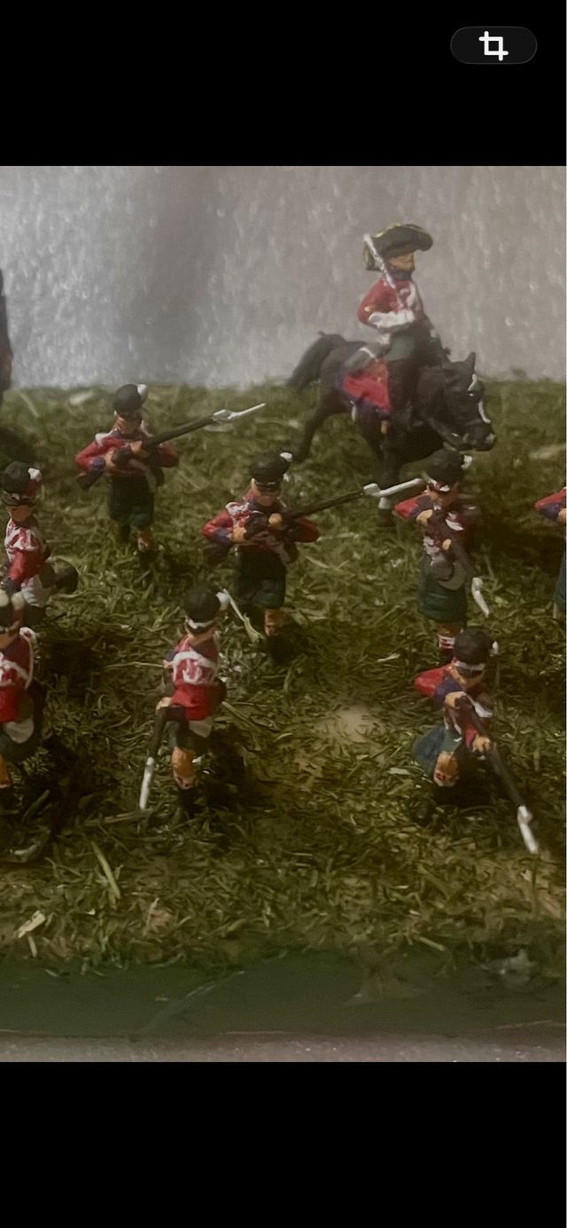 Maqueta 32x11 ejército francés 49/50 figuras