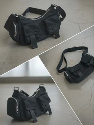 Bolso negro de hombro