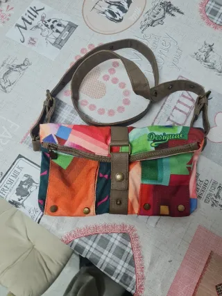 Bolso Desigual Multicolor y Marrón