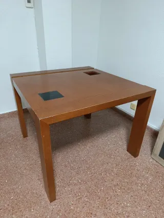 Mesa extensible de madera