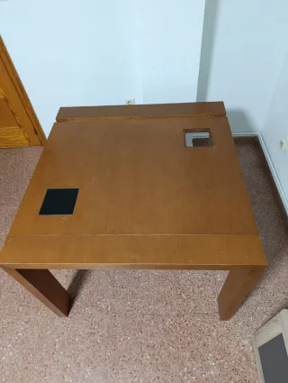 Mesa extensible de madera