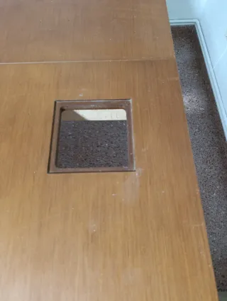 Mesa extensible de madera