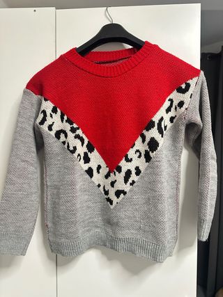 Jersey con estampado de leopardo