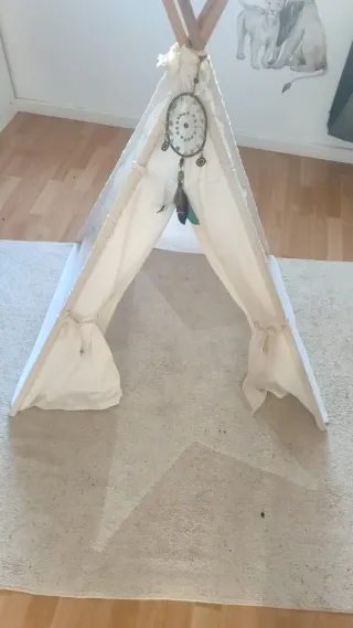 Tipi infantil de tela