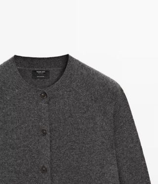 Massimo Dutti Cárdigan Cashmere 100% Manga Larga