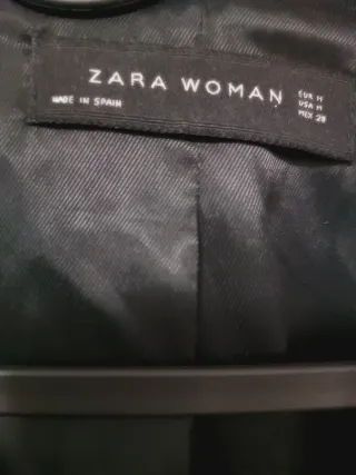Americana Zara Mujer Negra