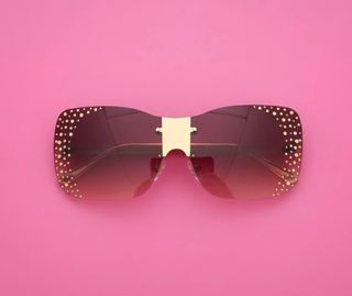 Gafas de sol Y2K brillantes mariposa