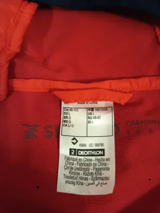 Chaqueta Simond Alpinismo Sprint Naranja/Roja