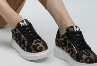 Zapatillas Lola Casademunt Animal Print Talla 38