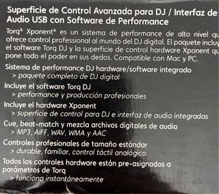 Mesa de mezclas DJ M-Audio Torq Xponent