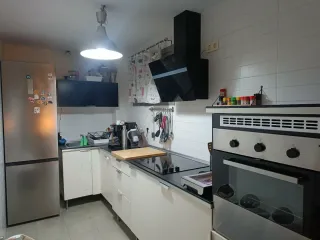 Cocina completa metal y madera