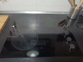 Cocina completa metal y madera