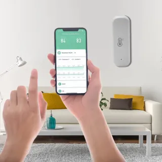 Sensor temperatura y humedad wifi 5 unidades.