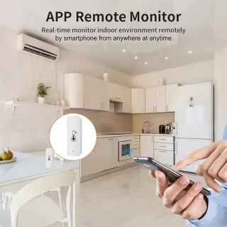 Sensor temperatura y humedad wifi 5 unidades.