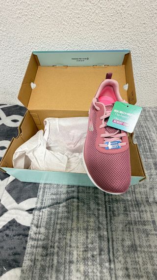 Zapatillas Skechers Flex Appeal Mujer Rosa