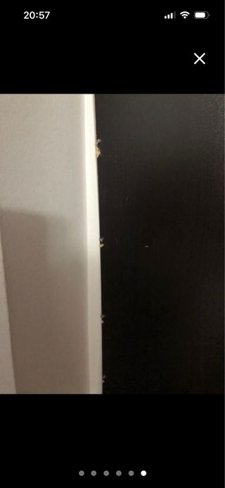 Armario Ikea Negro/Gris Madera