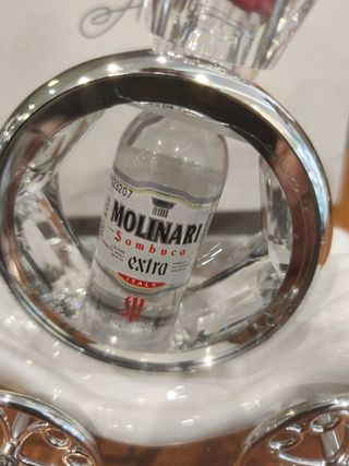 Carrozza porta liquore Molinari Sambuca luminosa