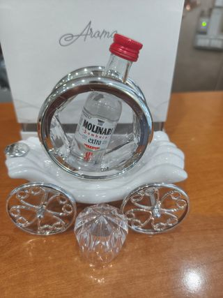 Carrozza porta liquore Molinari Sambuca luminosa