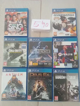 Juegos PS4 (PlayStation 4) - Lote Variado