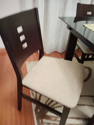 Mesa de comedor cristal extensible