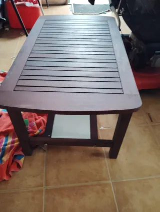 Mesa de comedor cristal extensible