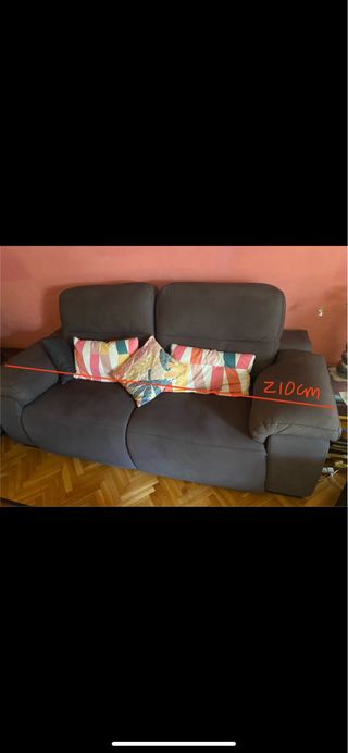 Sofá Eléctrico Reclinable 210cm