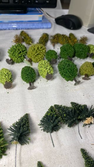 220 Árboles N Modelismo Ferroviario