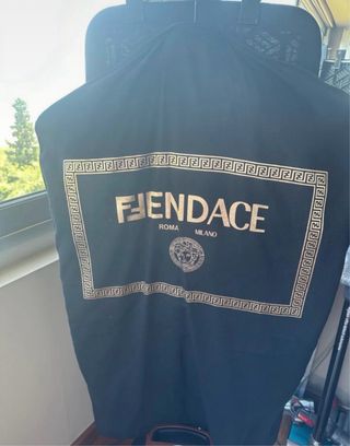 Chaqueta Fendi x Versace Fendace Piel Napa