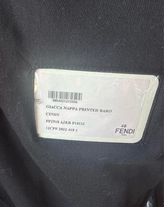 Chaqueta Fendi x Versace Fendace Piel Napa