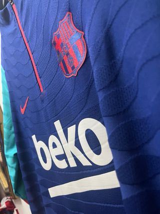 Camiseta Fútbol Nike FC Barcelona Media Cremallera