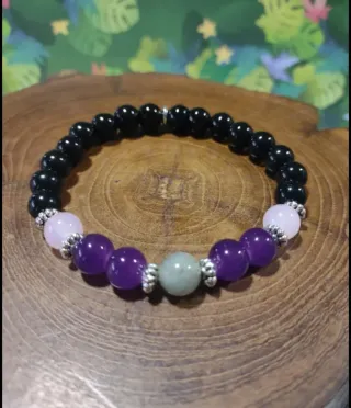 Pulsera Cuentas Piedras Naturales