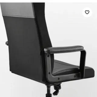 Silla de oficina o escritorio negra