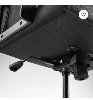 Silla de oficina o escritorio negra