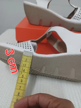 Sandalias Clarks Blancas