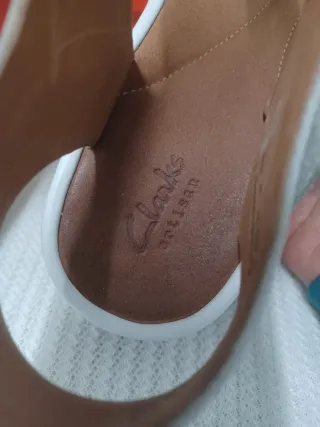 Sandalias Clarks Blancas